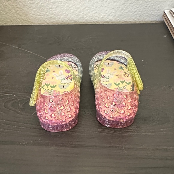 Wonder Nation Glittery Kids Dress Shoes - Pink, Yellow, Purple - Picture 5 of 6